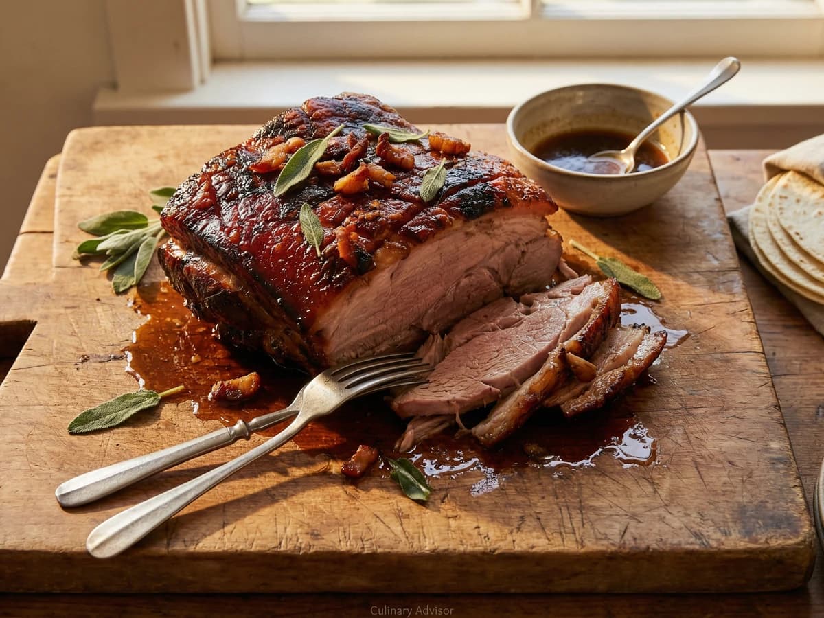 Slow-Roasted Pork Shoulder - Chef Ally