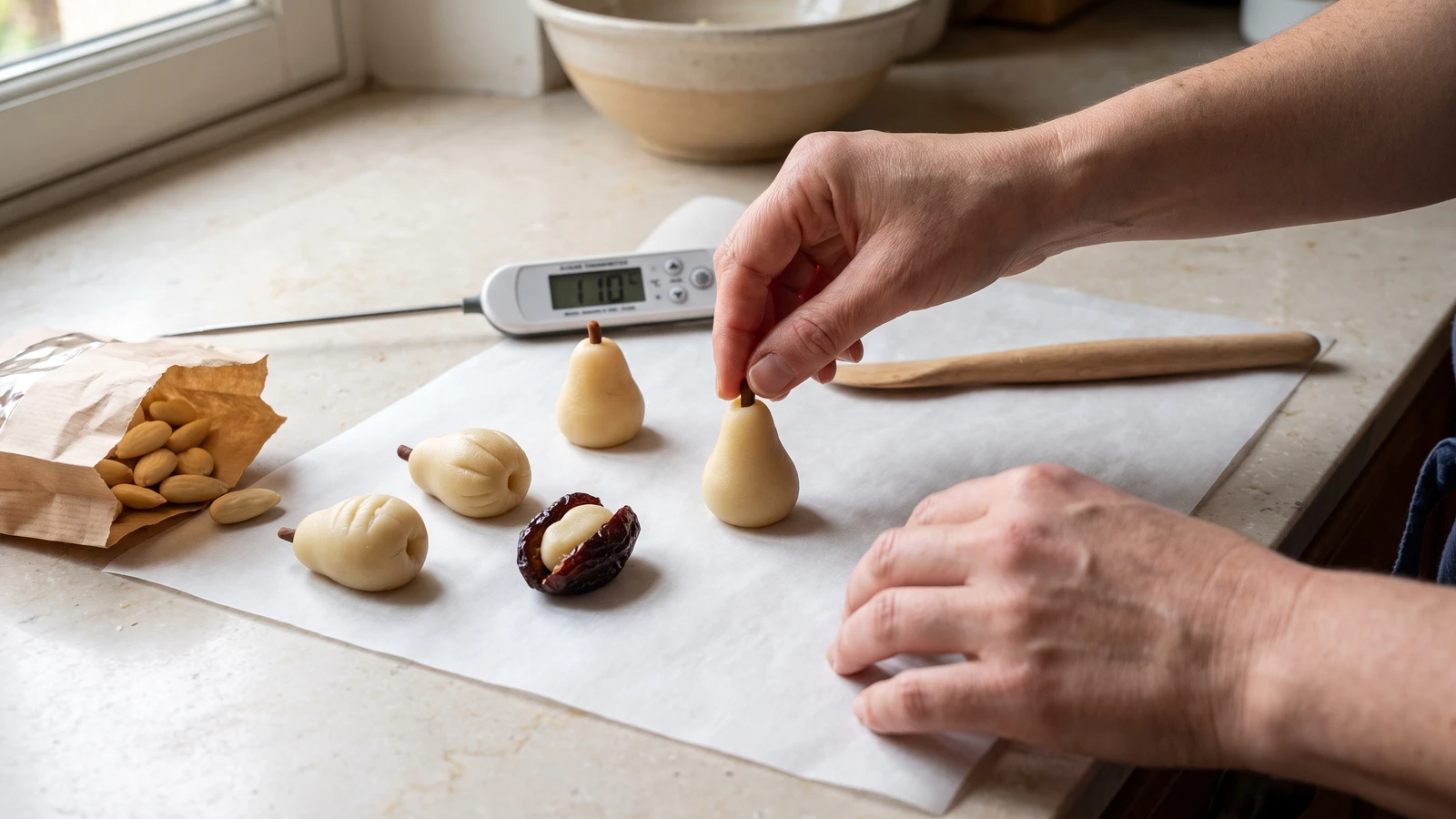 Melting Almond Paste (for Stuffing and Imitating Fruit)