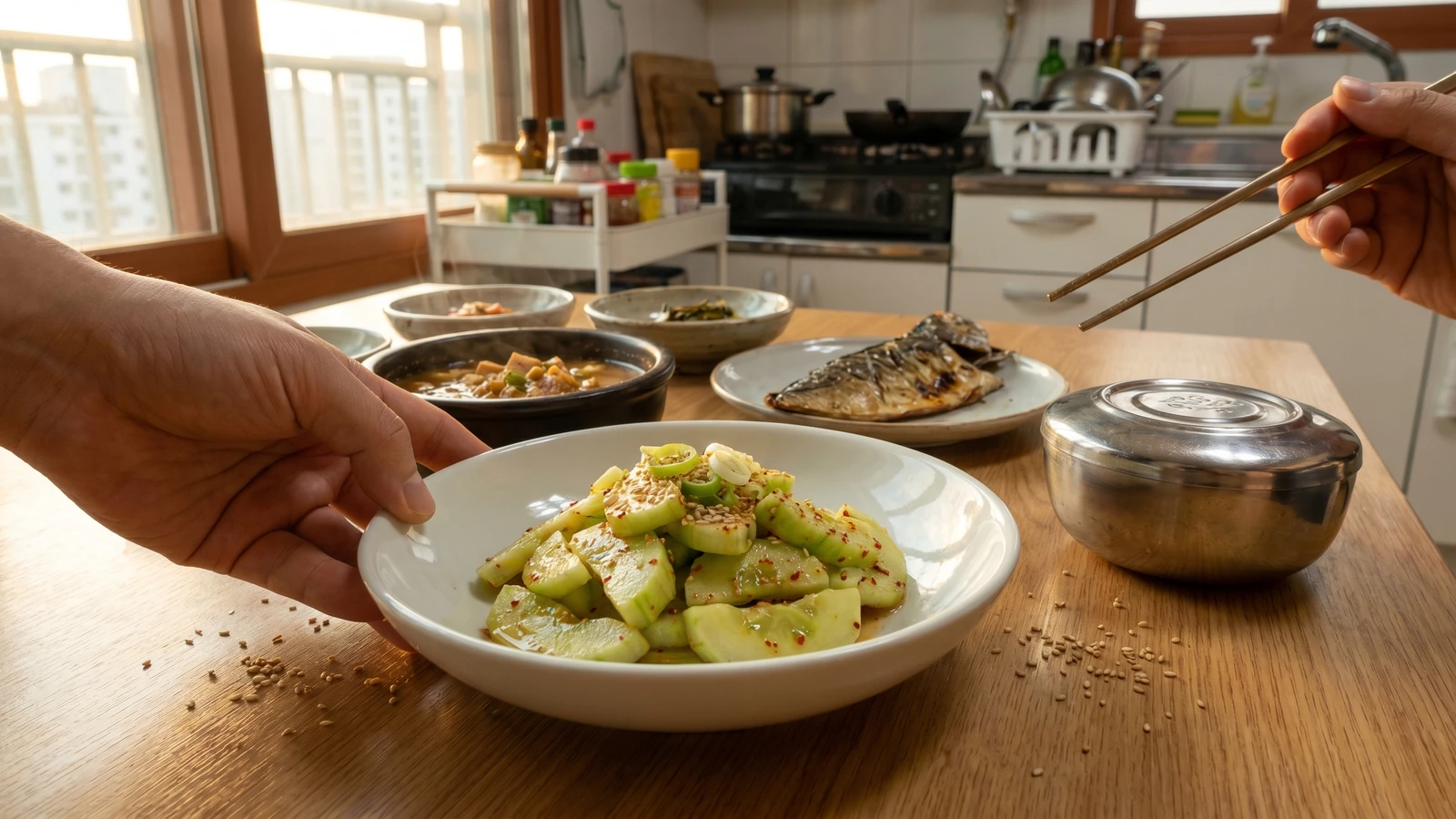 Oi-muchim (Spicy Cucumber Salad)