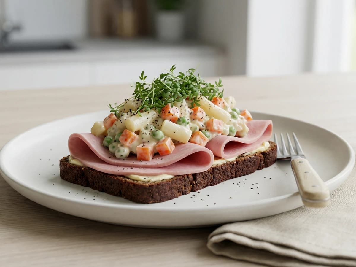 Skinkemad med Italiensk Salat - Chef Freja