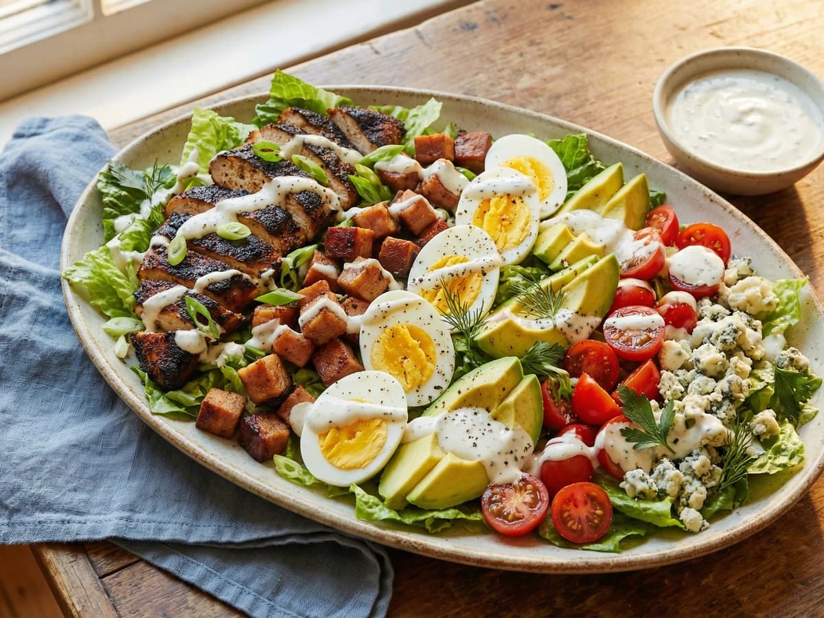 Southern Cobb Salad with Buttermilk Ranch - Chef Remy