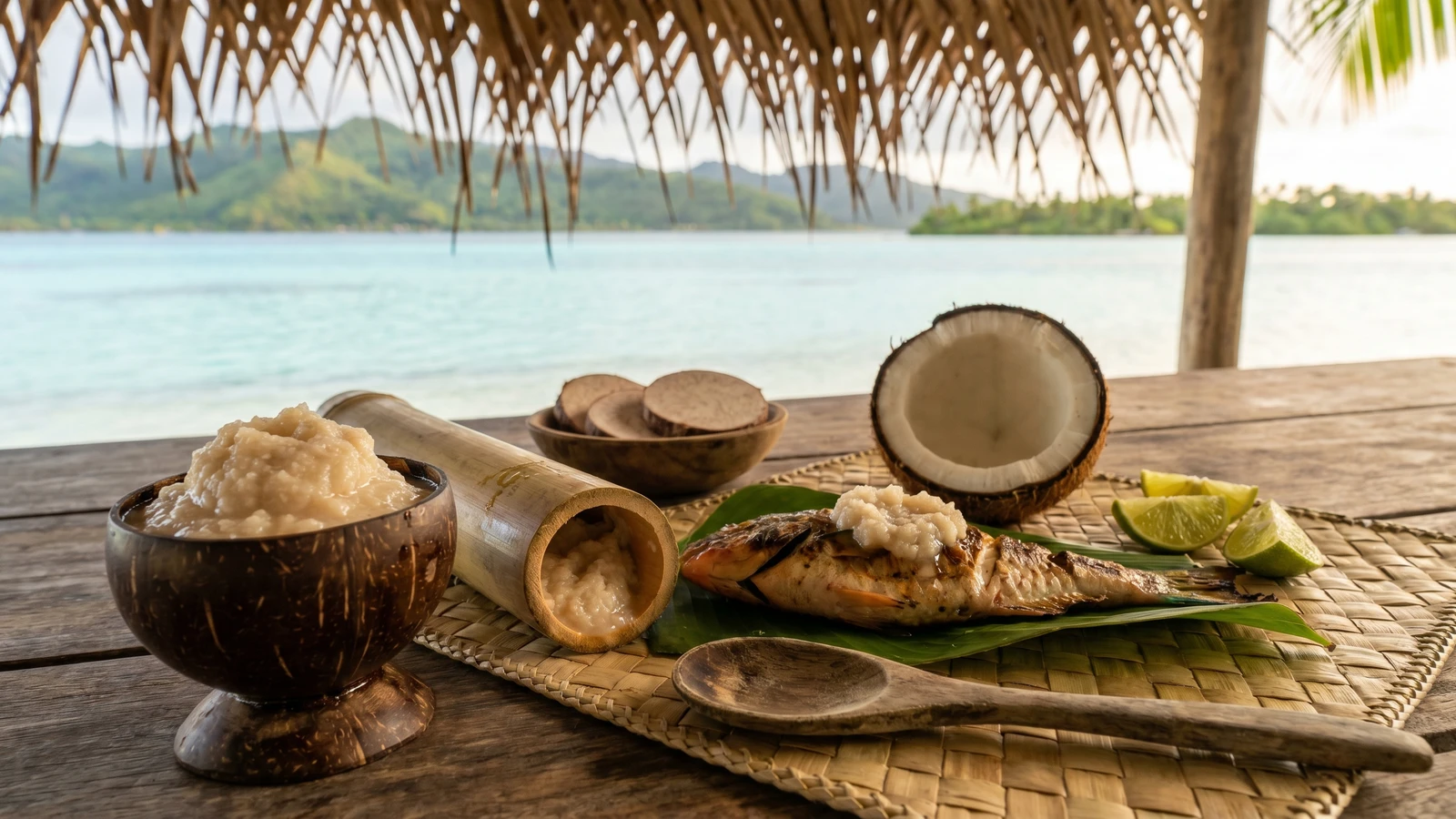 Taioro (Tahitian Fermented Coconut Condiment)