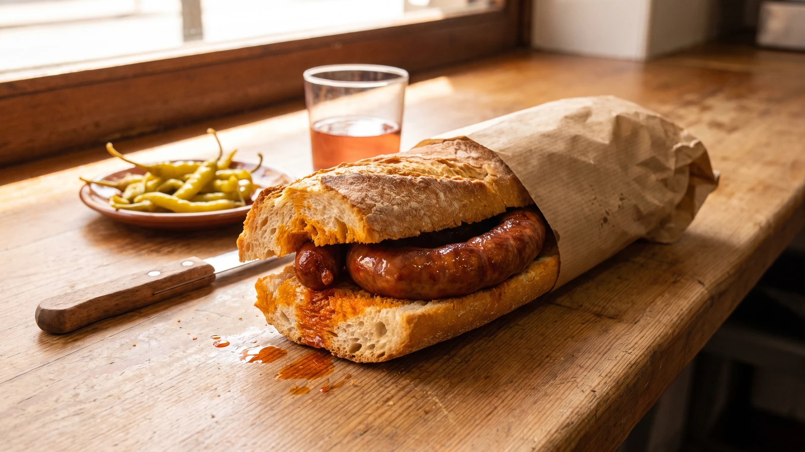 Bocadillo de Chistorra Navarra