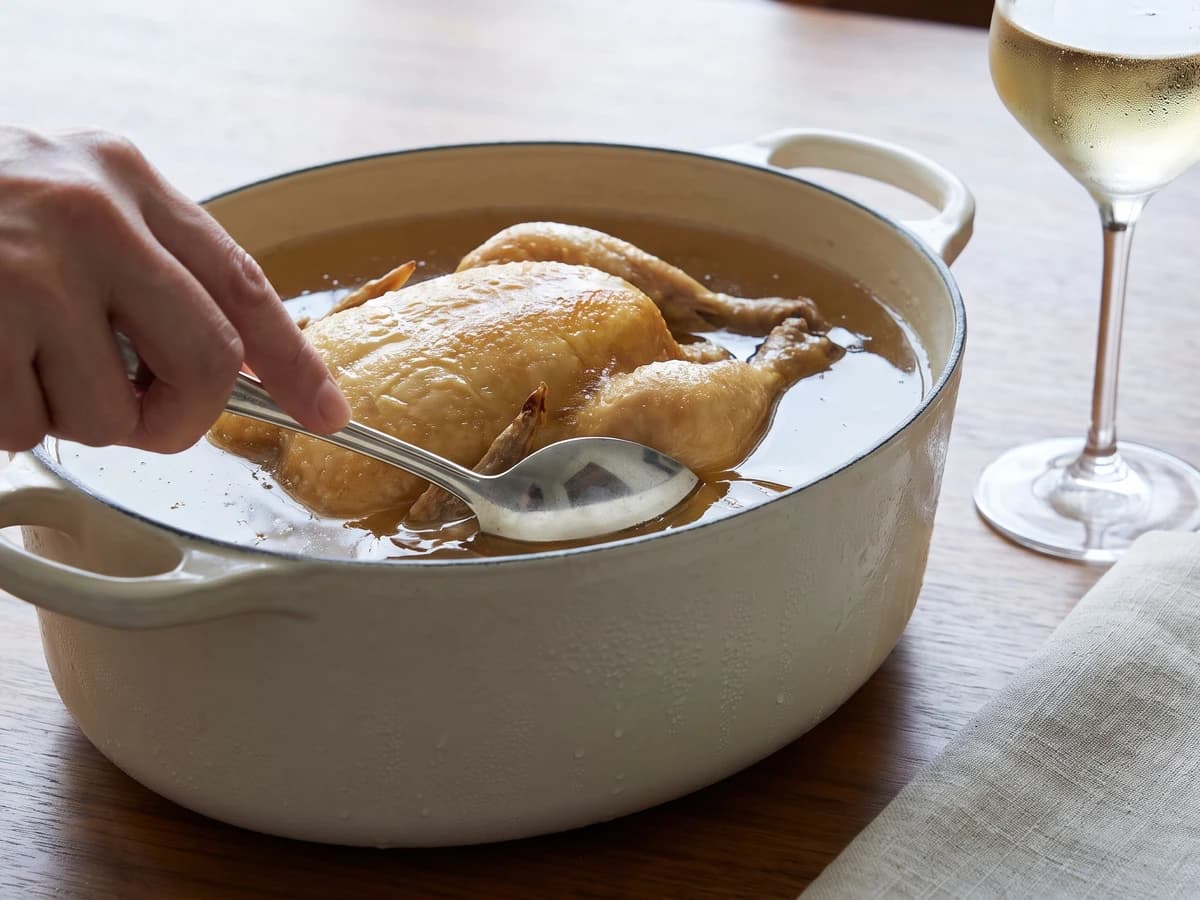 Poularde au Champagne
