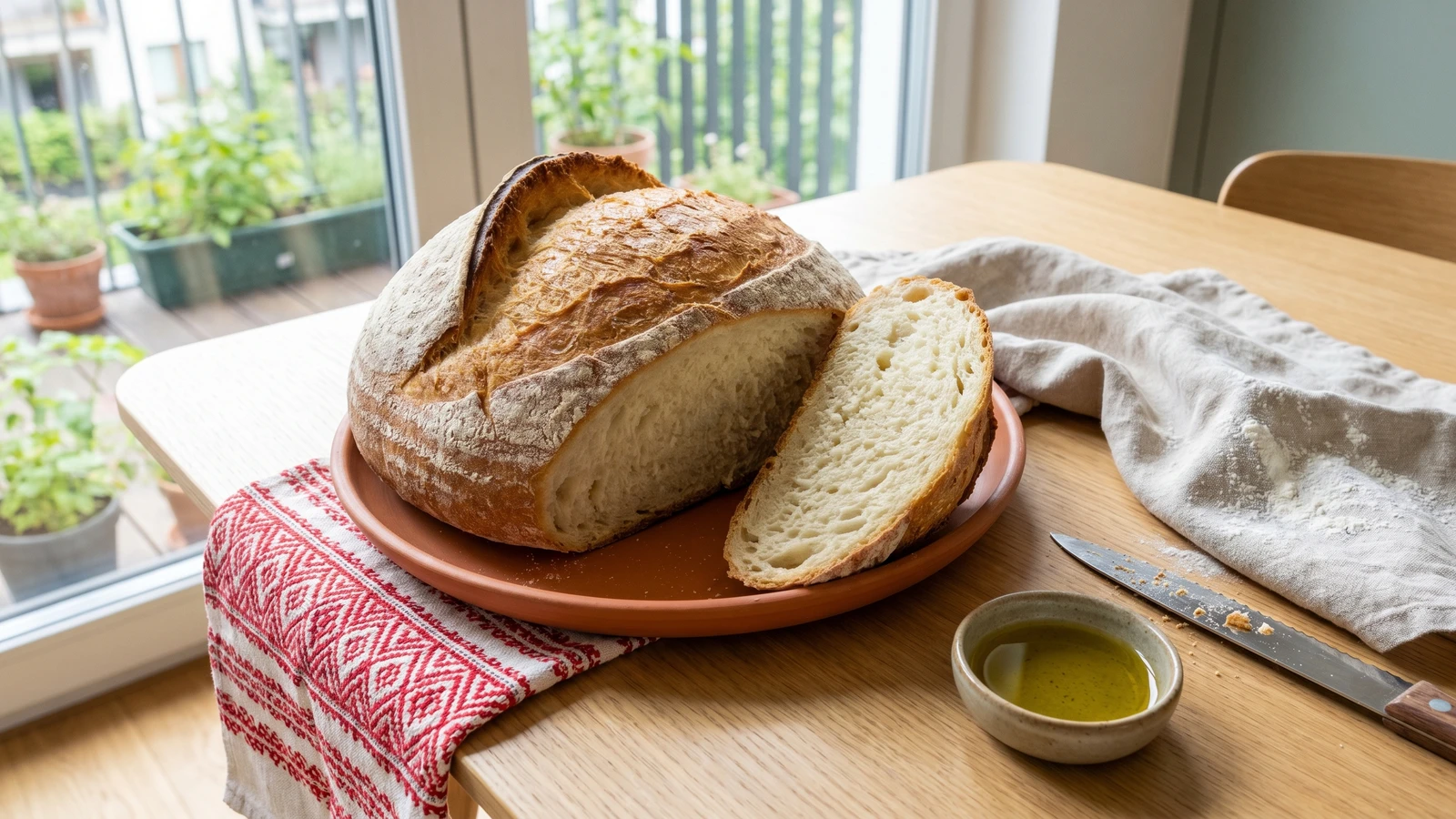 Palyanytsia (паляниця, round wheat loaf)