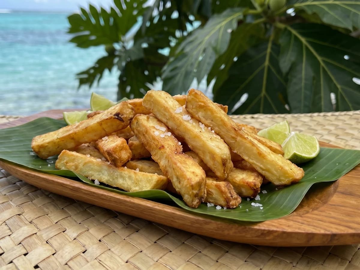Frites de ʻUru (Tahitian Breadfruit Fries) - Chef Makoa