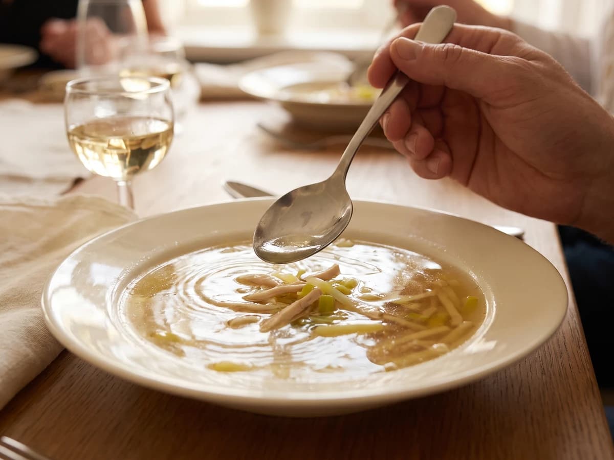 Consommé Rejane - Chef Juliette