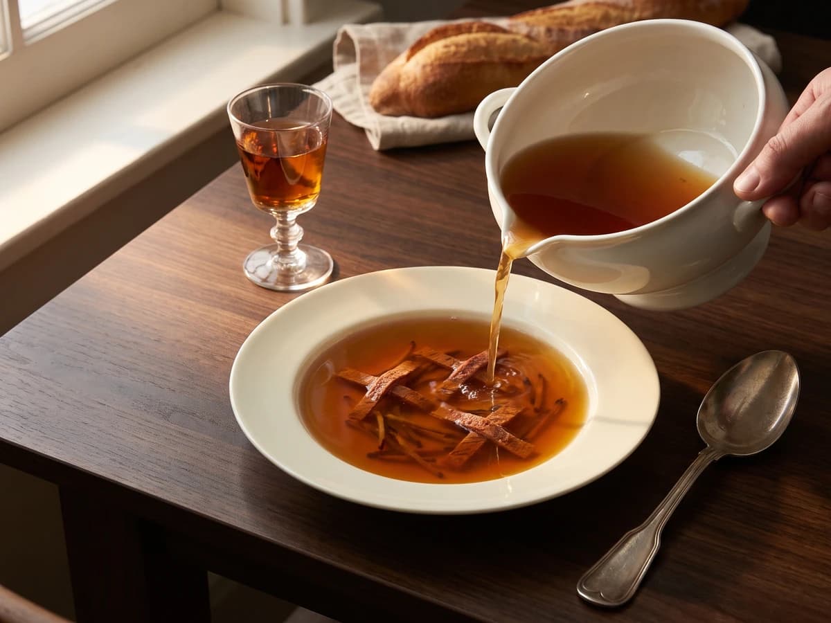Consommé Saint Hubert - Chef Juliette