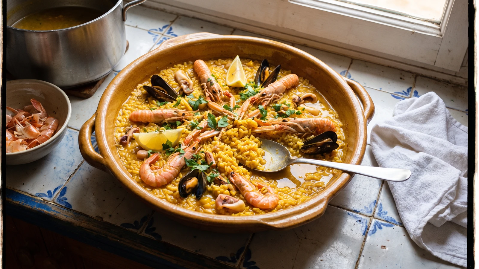 Arroz Meloso de Marisco Valenciano