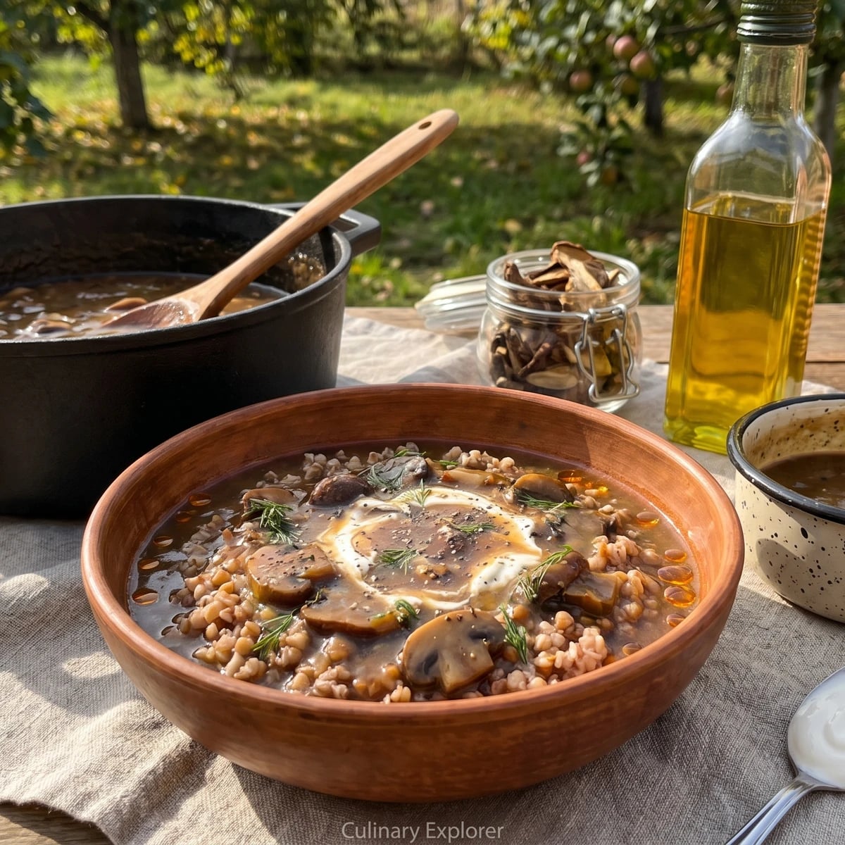 Hrybna Pidliva (грибна підлива, mushroom gravy)