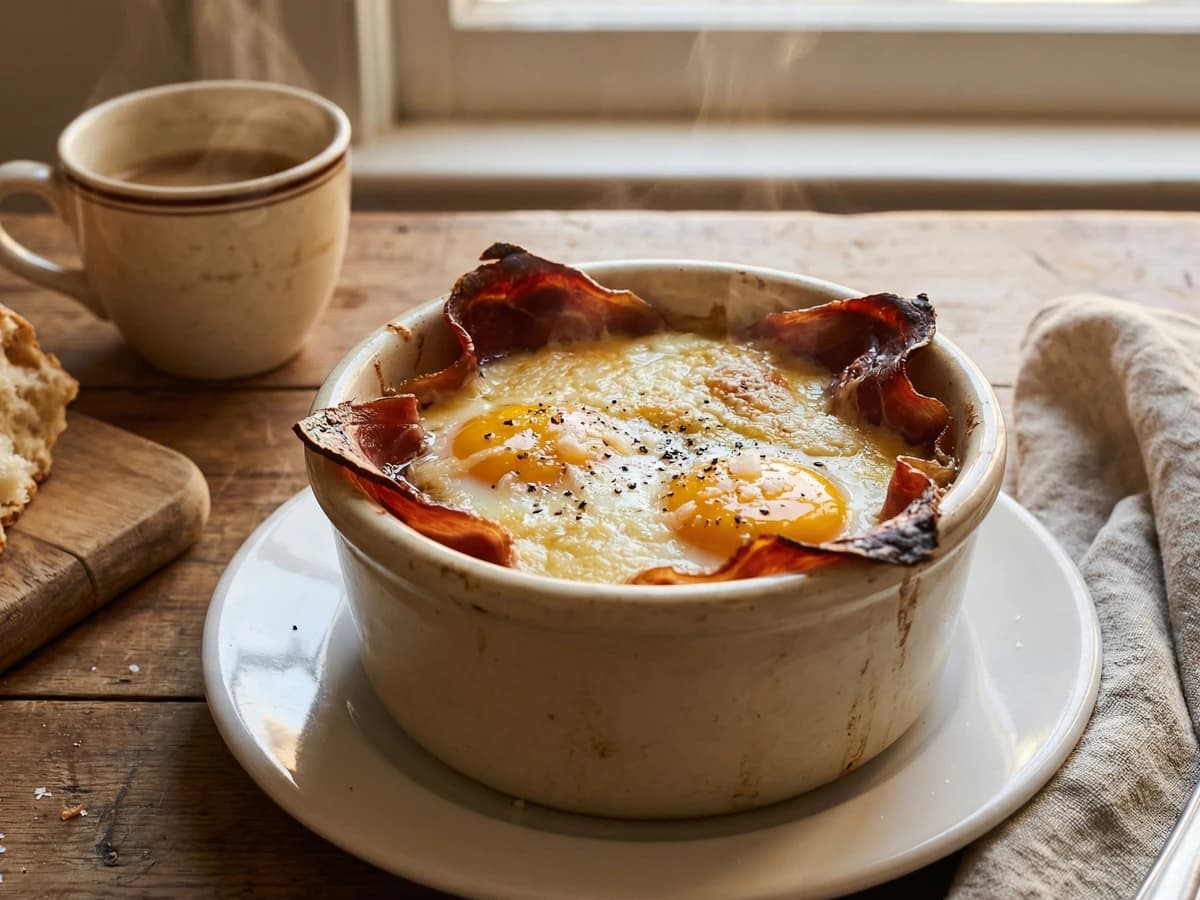 Uova al Forno con Prosciutto di Parma - Chef Graziella