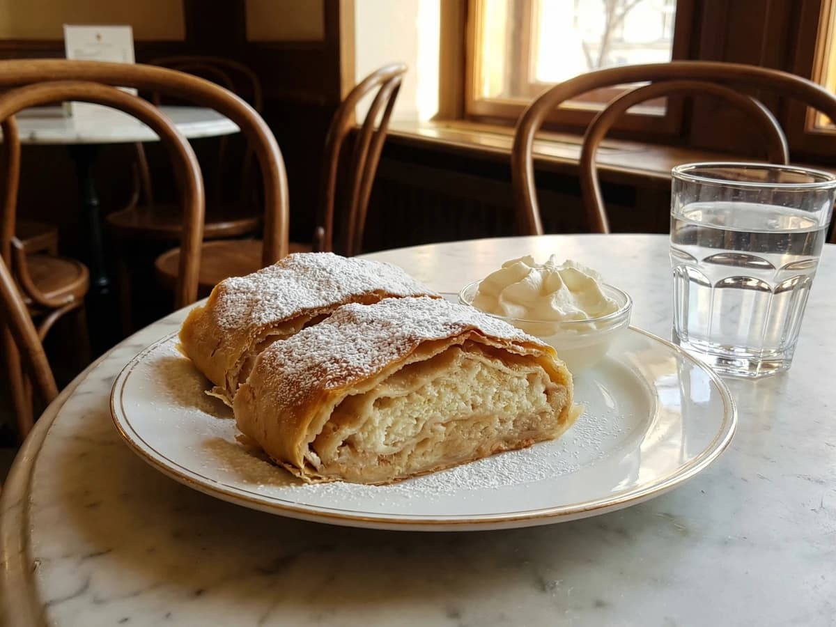 Mandelstrudel (Almond Strudel) - Chef Elsa