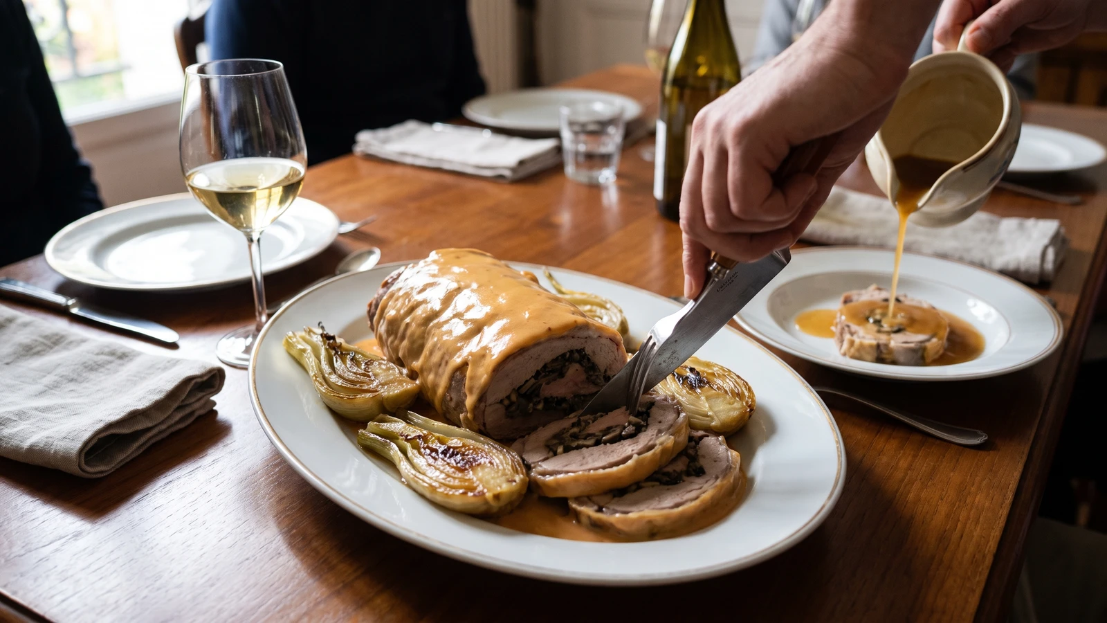 Selle de Veau à la Romanoff