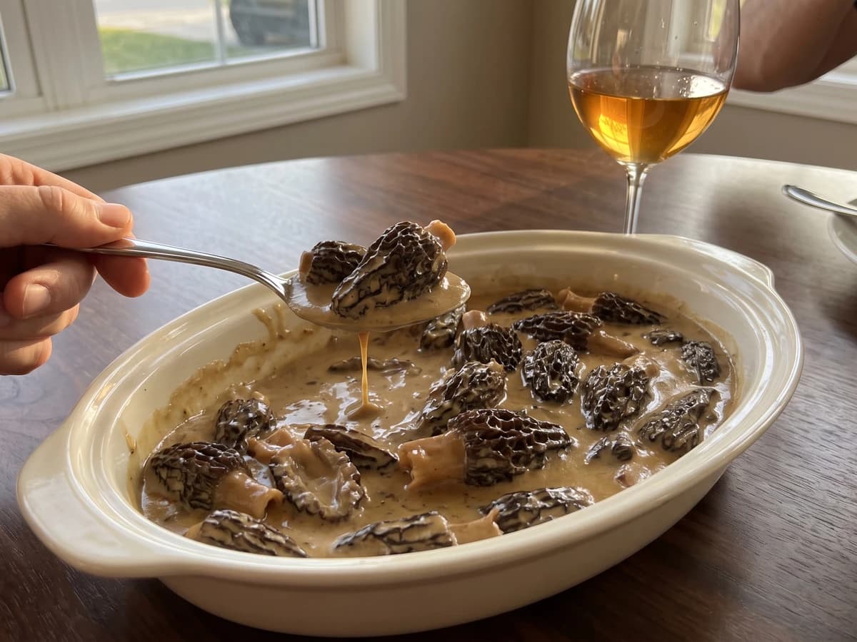 Morilles à la Crème - Chef Juliette