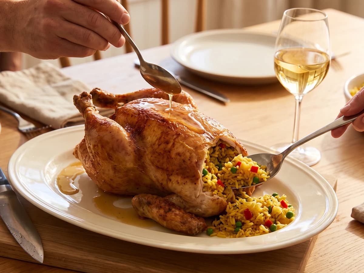 Poularde à la Grecque - Chef Juliette