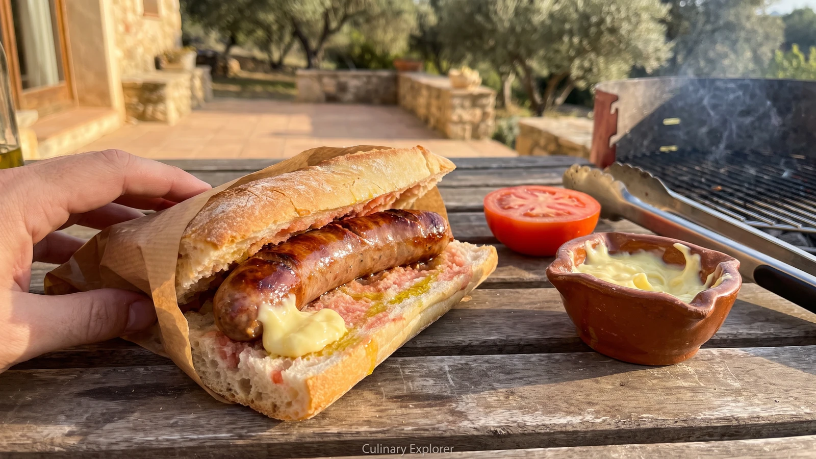 Bocadillo Catalán de Botifarra