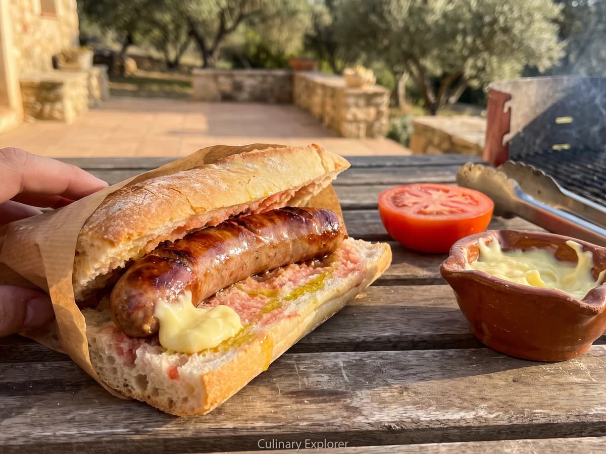 Bocadillo Catalán de Botifarra - Chef Isabel