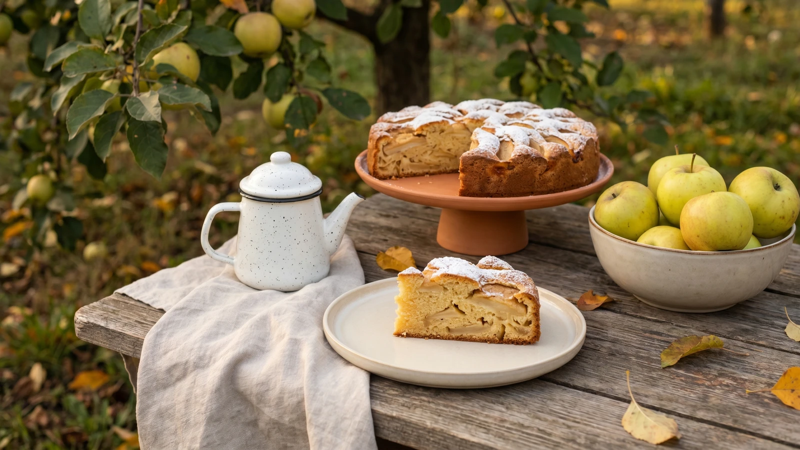 Sharlotka (шарлотка, apple sponge cake)