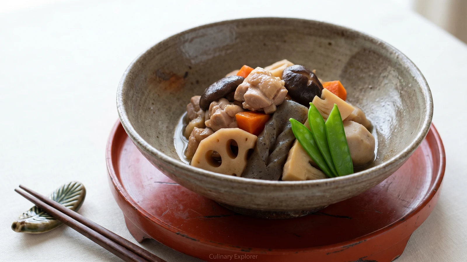 Chicken and Root-Vegetable Simmer (筑前煮, Chikuzenni)