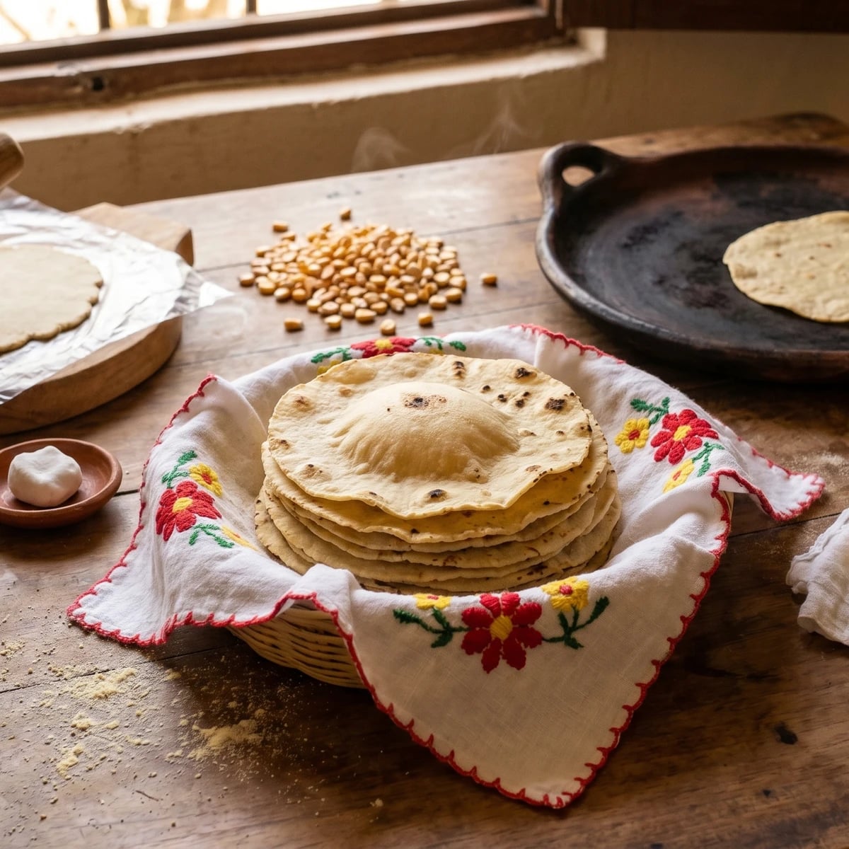 Tortillas Yucatecas Hechas a Mano