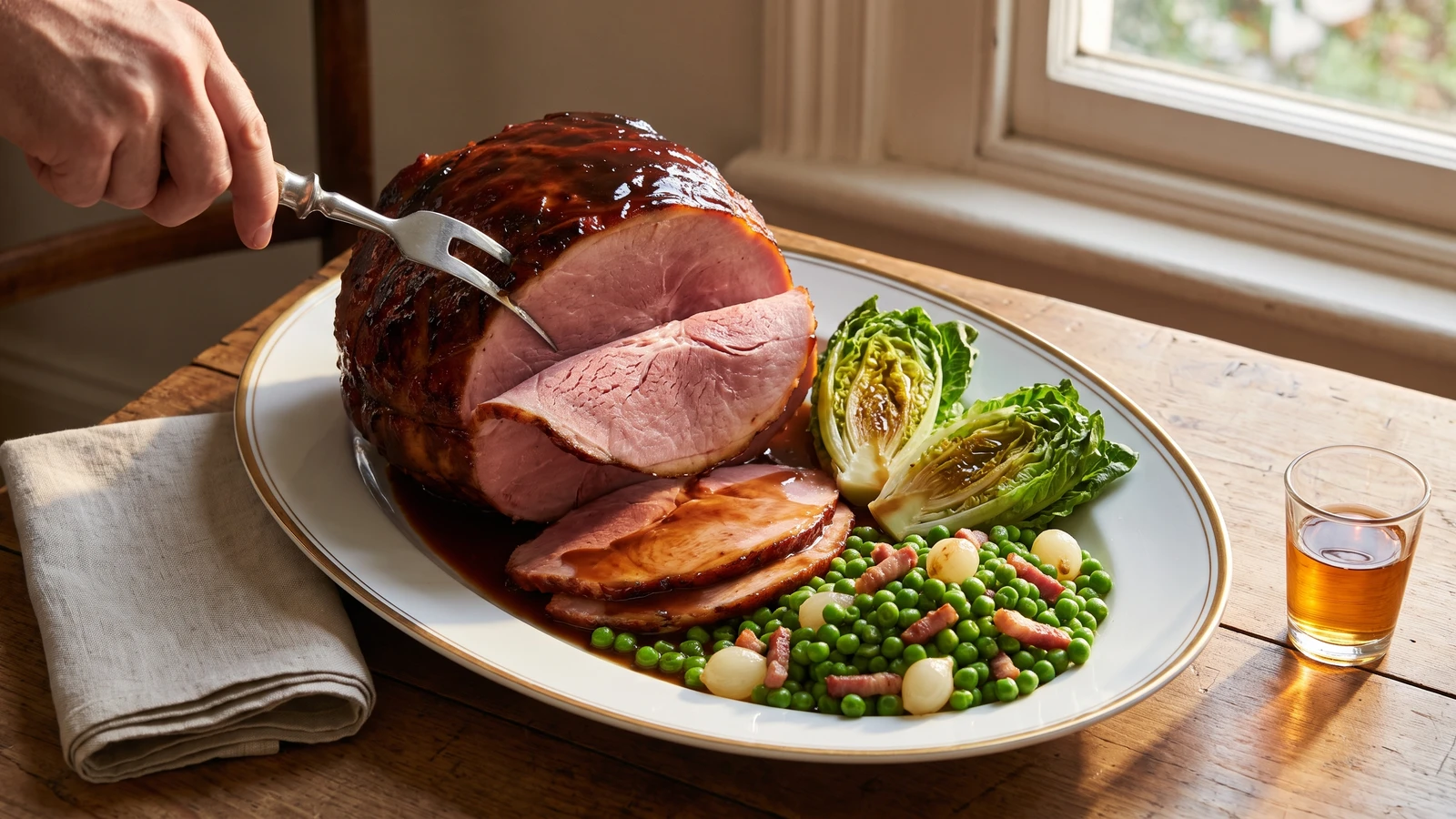 Various Garnishes for Braised Ham