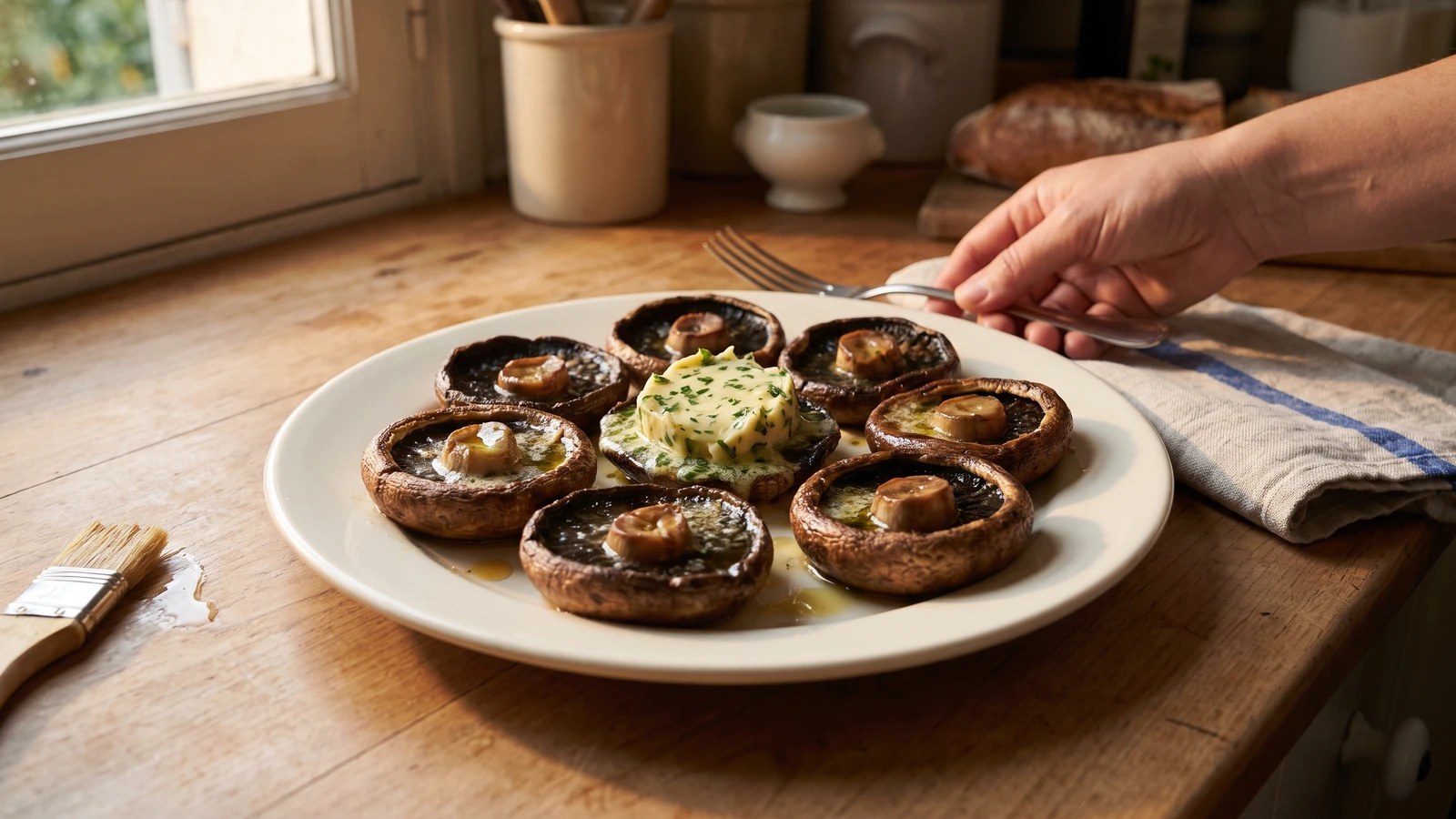 Champignons Grillés