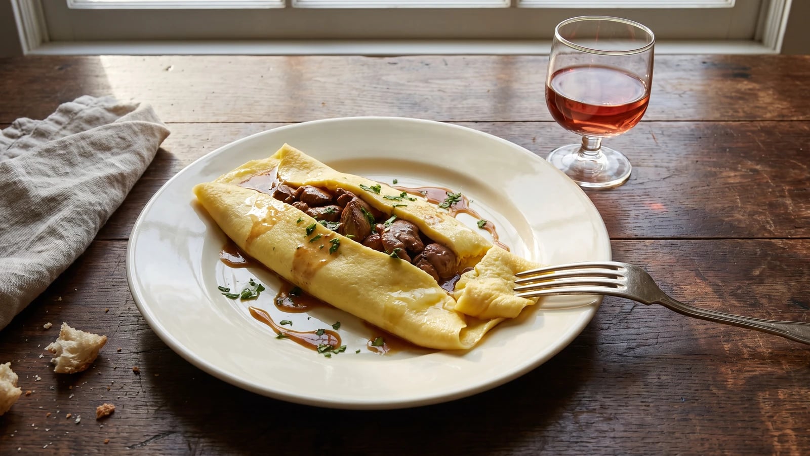 Omelet with Chicken’s Liver