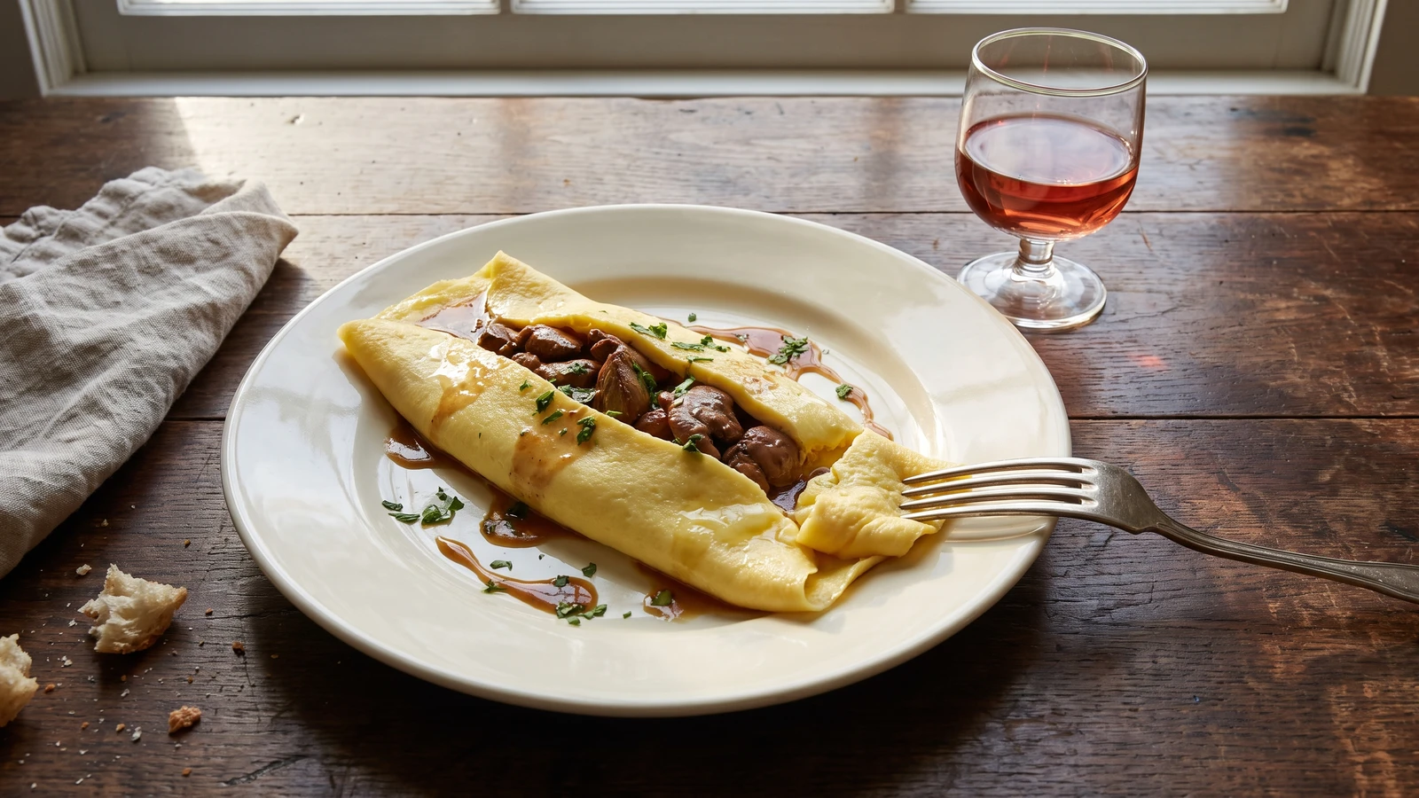 Omelet with Chicken’s Liver