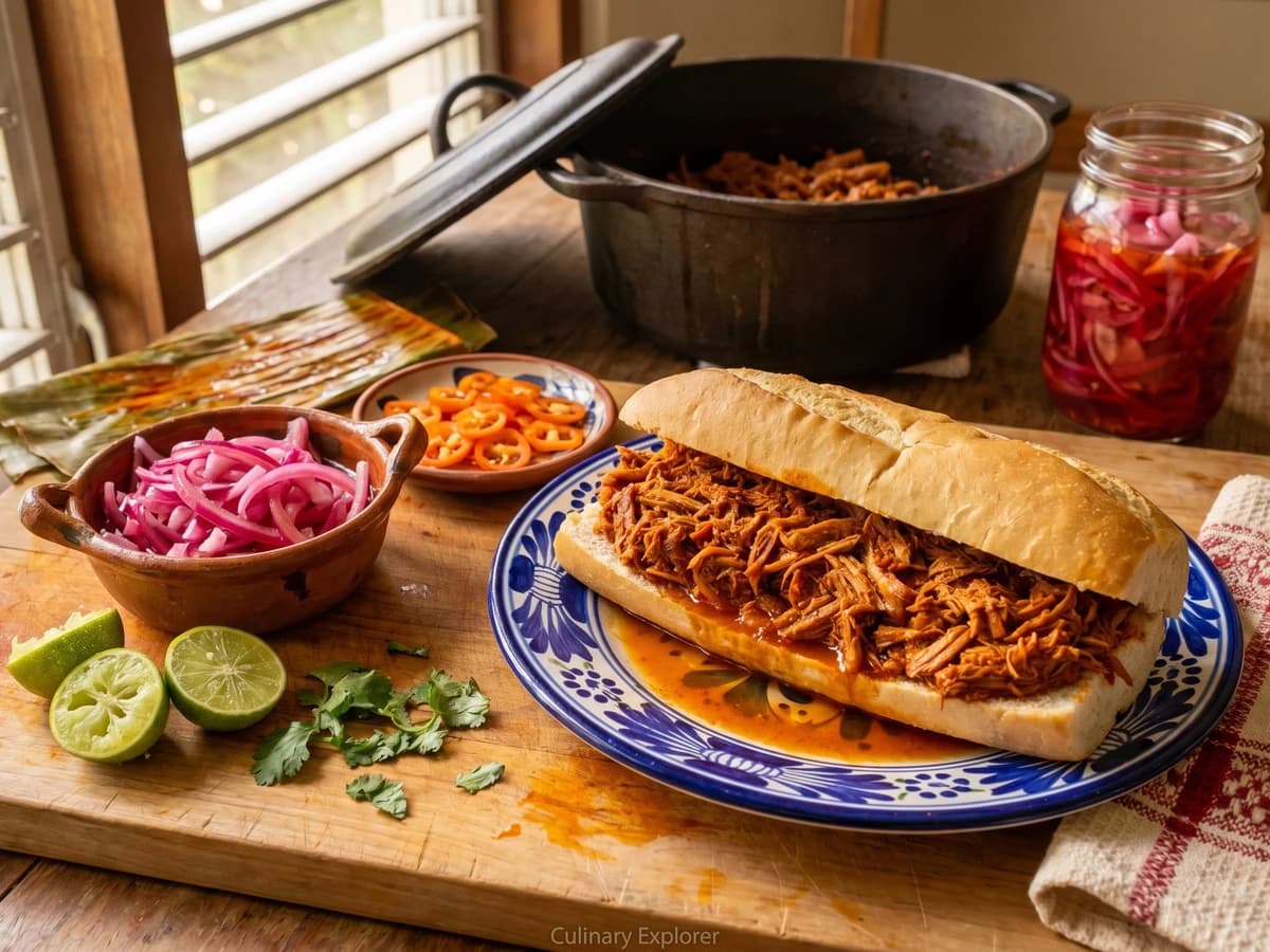 Tranca de Cochinita Pibil Campechana - Chef Lupita