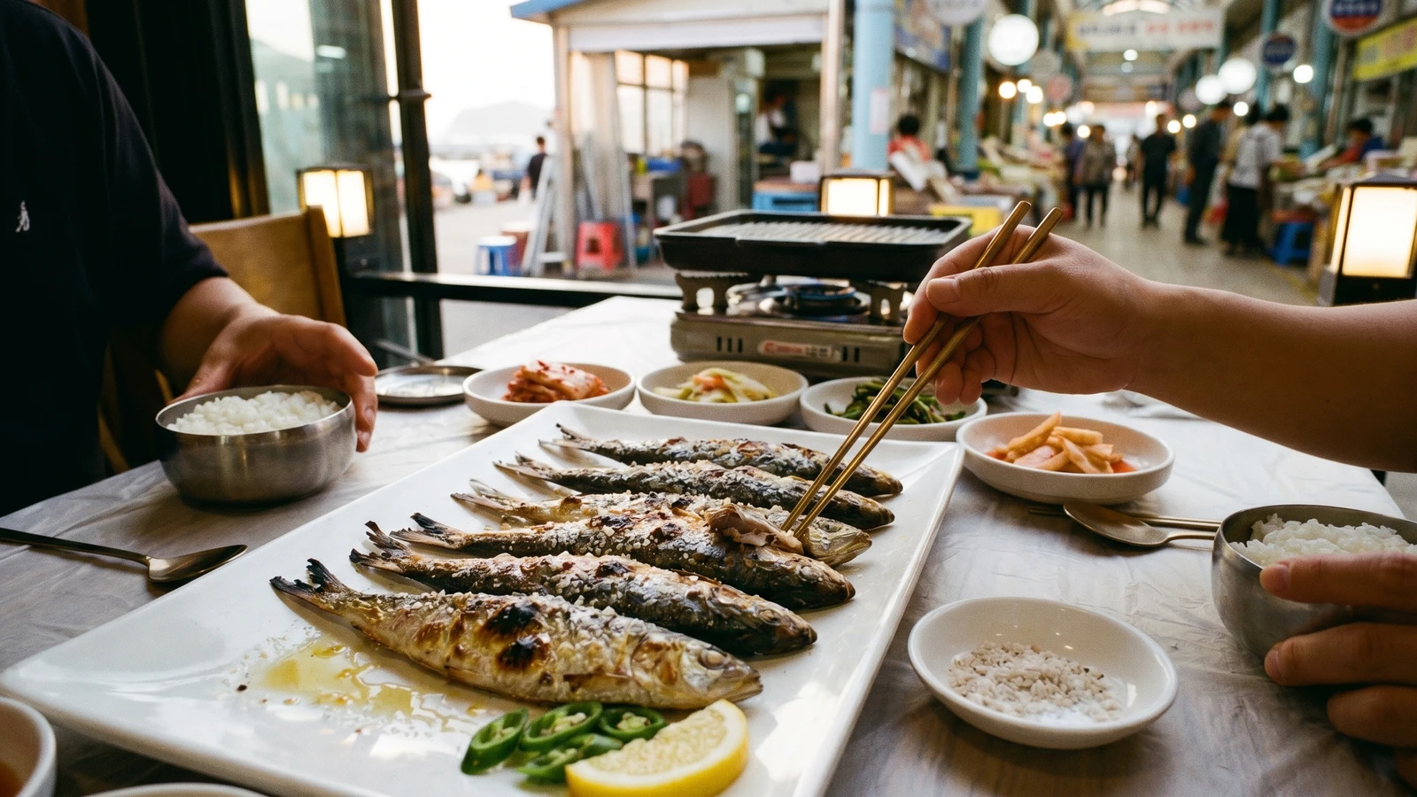 Jeoneo-gui (Grilled Gizzard Shad)
