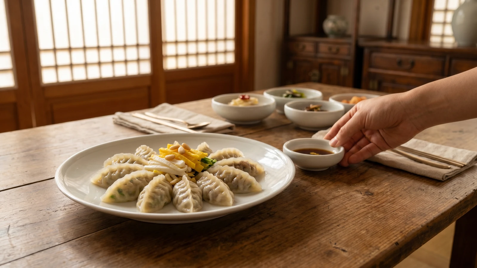 Gyuasang (Court Sea-Cucumber Dumplings)