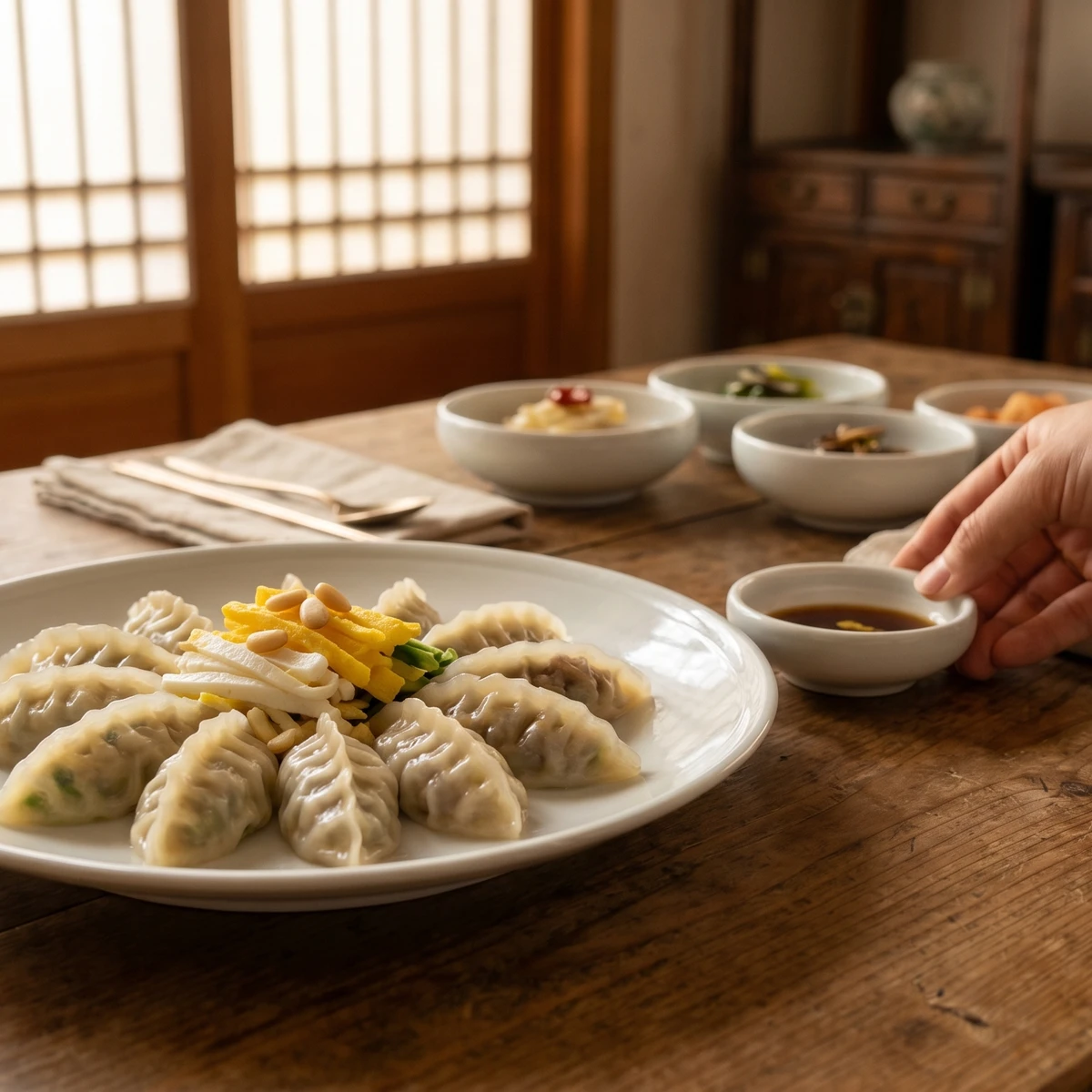 Gyuasang (Court Sea-Cucumber Dumplings)
