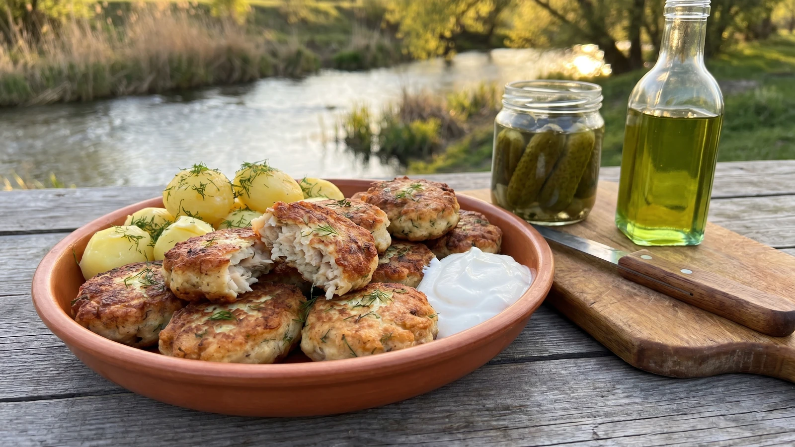 Sichenyky z Ryby (січеники з риби, chopped fish patties)