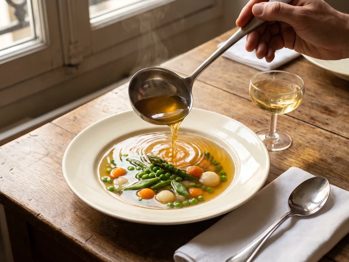 Consommé Bouquetiere - Chef Juliette