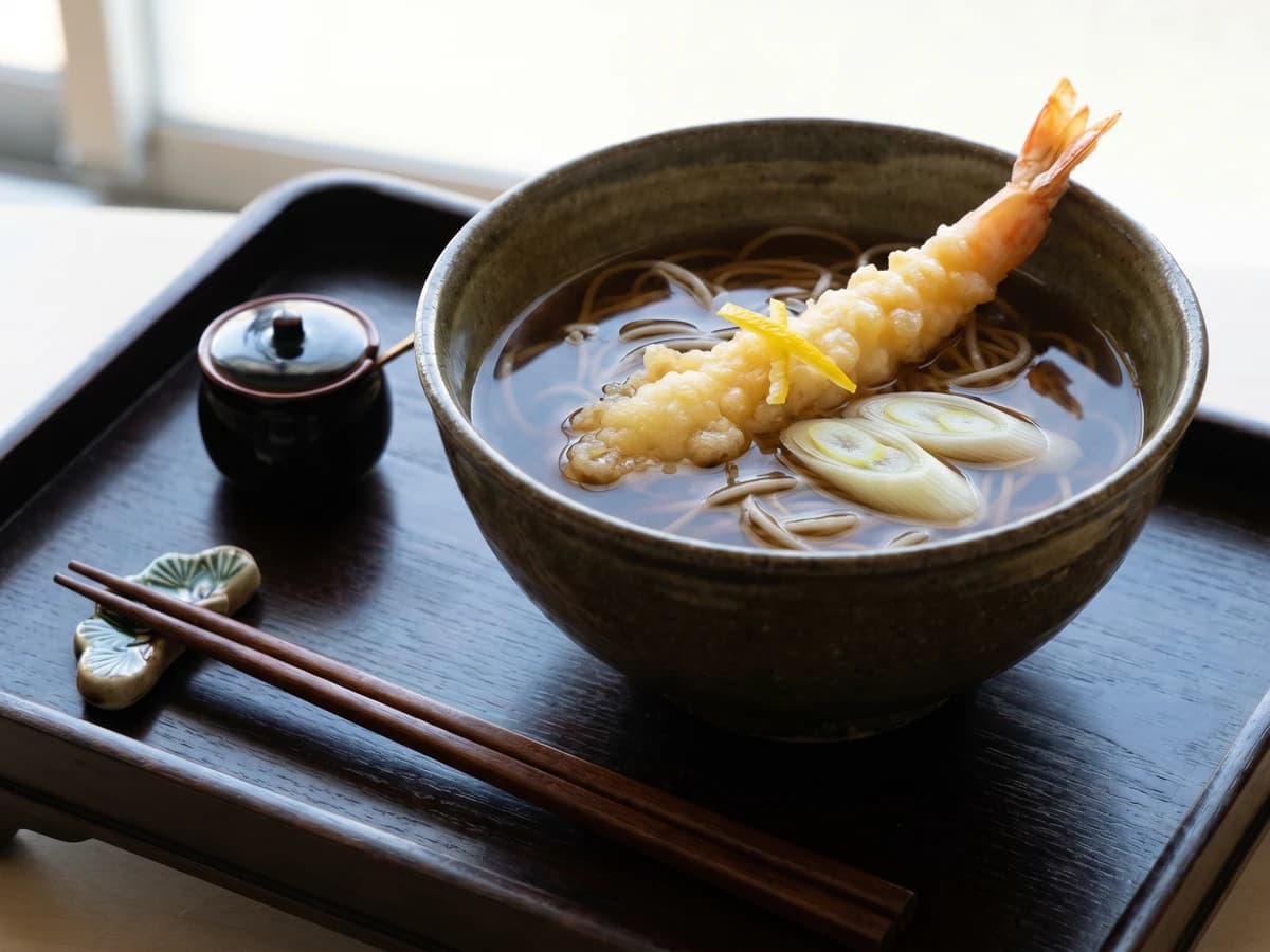 Toshikoshi Soba (年越し蕎麦, New Year's Eve buckwheat noodles) - Chef Takumi