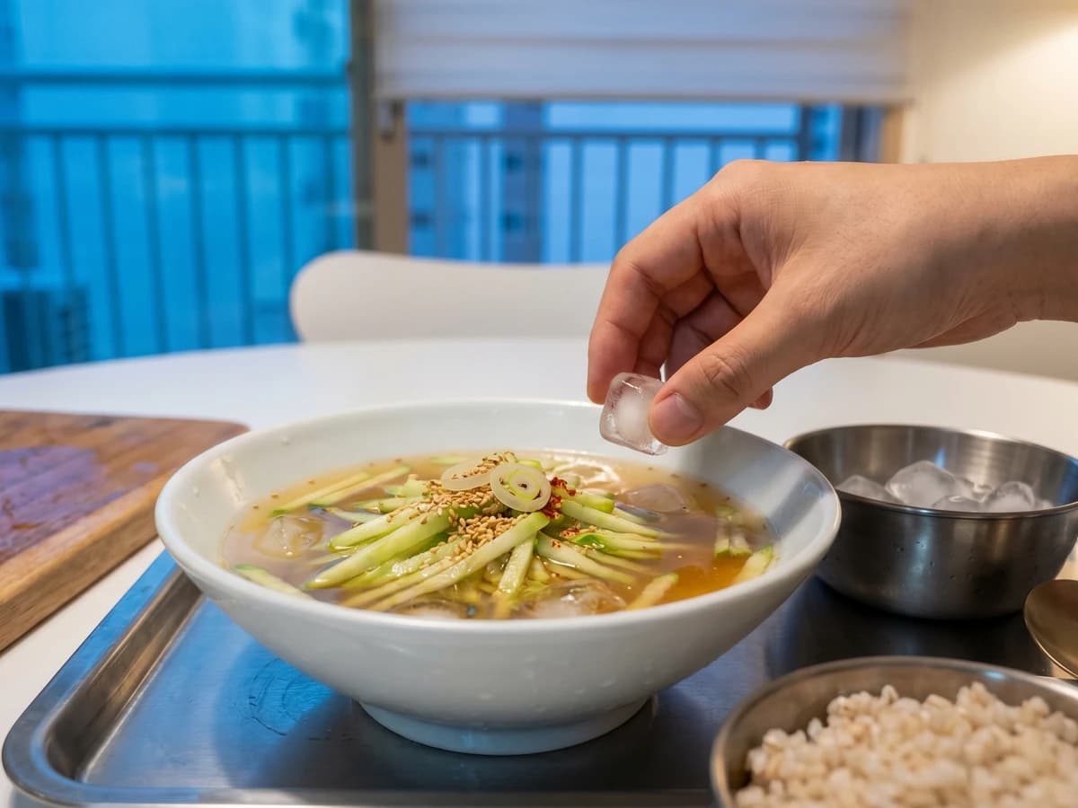 Oi-naengguk (Cold Cucumber Soup) - Chef Jeong-sun