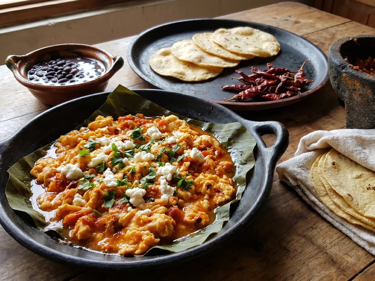 Huevos Chiapanecos con Chirmol