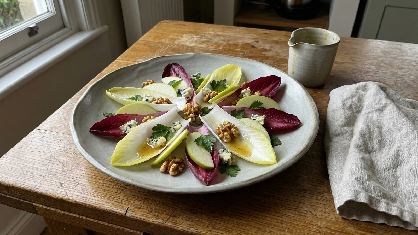 Chicory, Apple and Stilton Salad