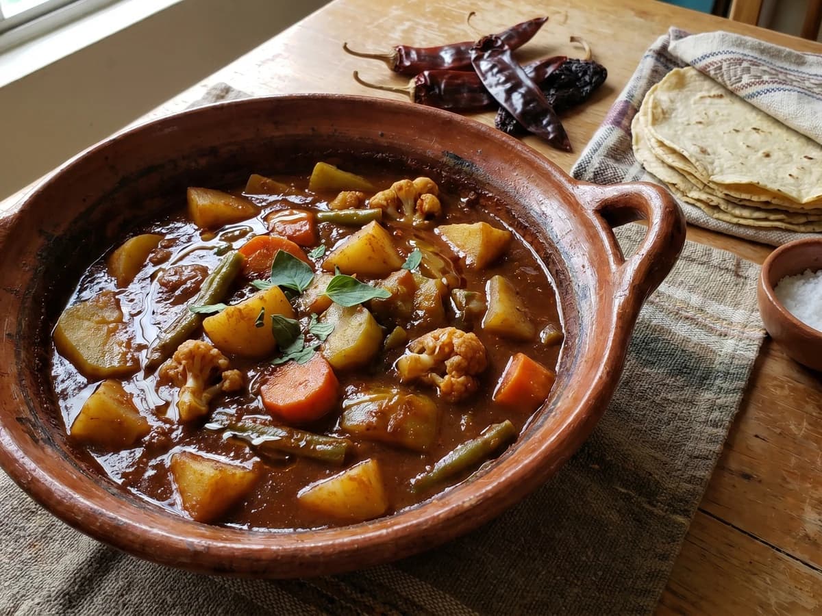 Chileajo de Verduras de Cuaresma