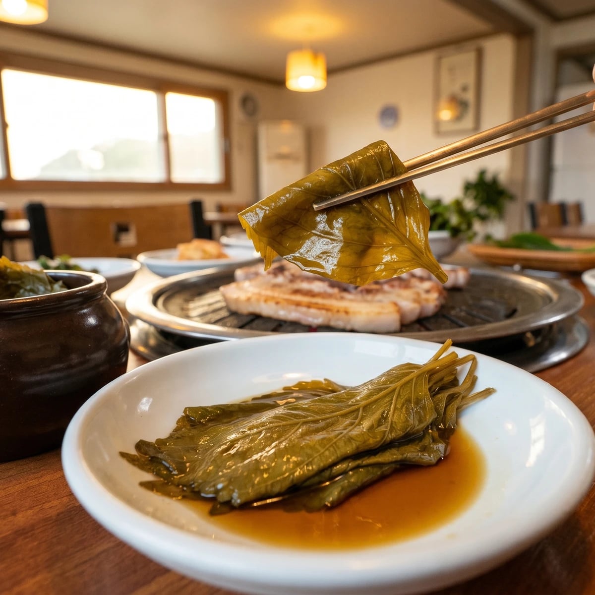 Myeongi-jangajji (Pickled Mountain Garlic)