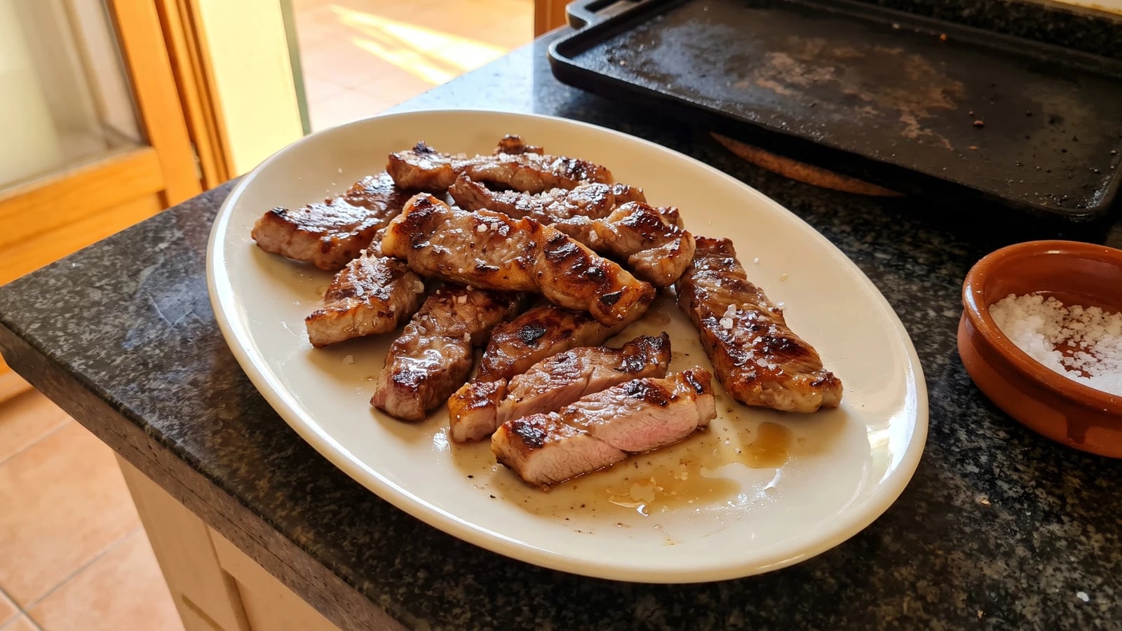 Abanico Ibérico a la Plancha