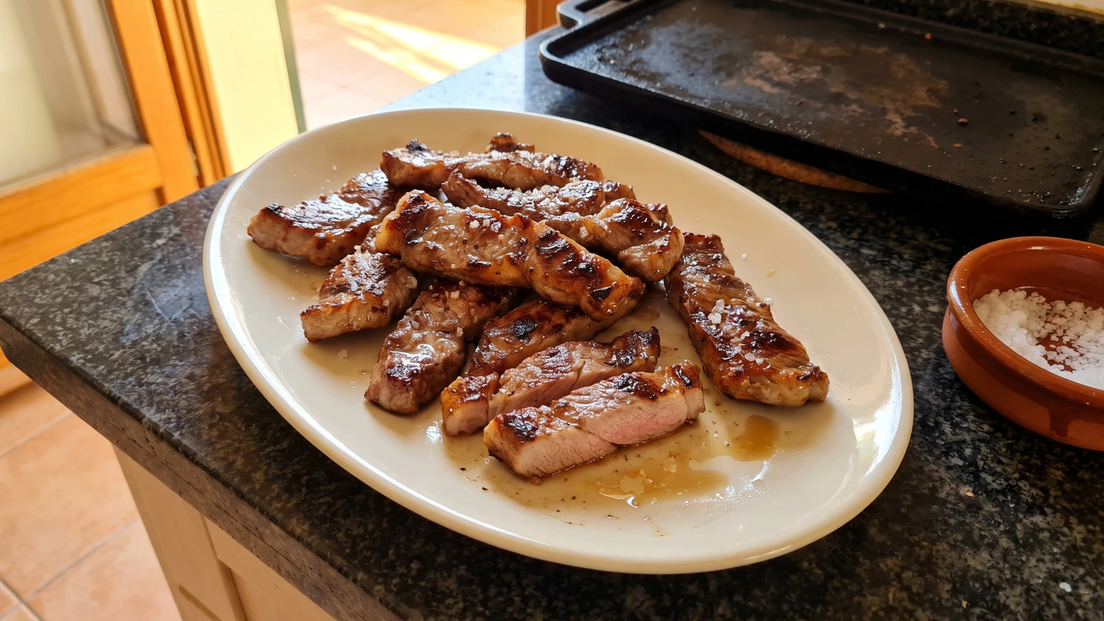 Abanico Ibérico a la Plancha