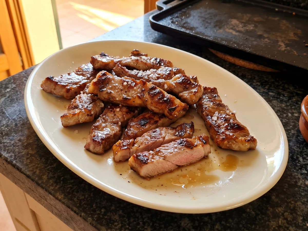 Abanico Ibérico a la Plancha - Chef Isabel