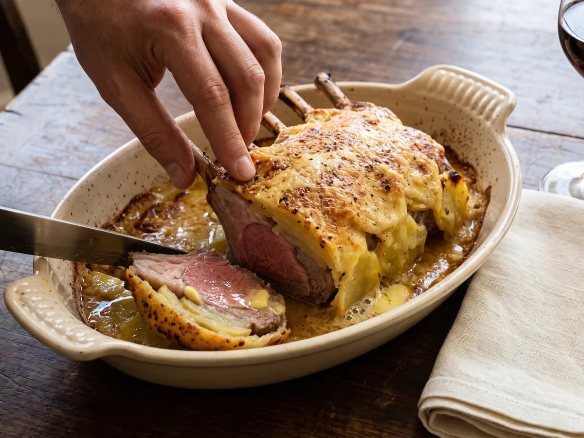 Carré d’Agneau à la Toscane - Chef Juliette