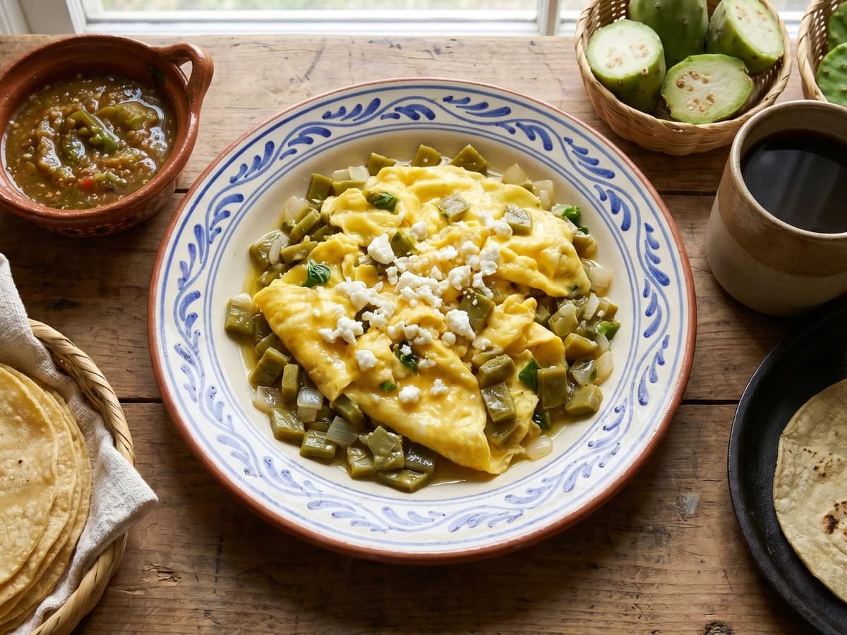 Huevos con Nopal de la Sierra Gorda