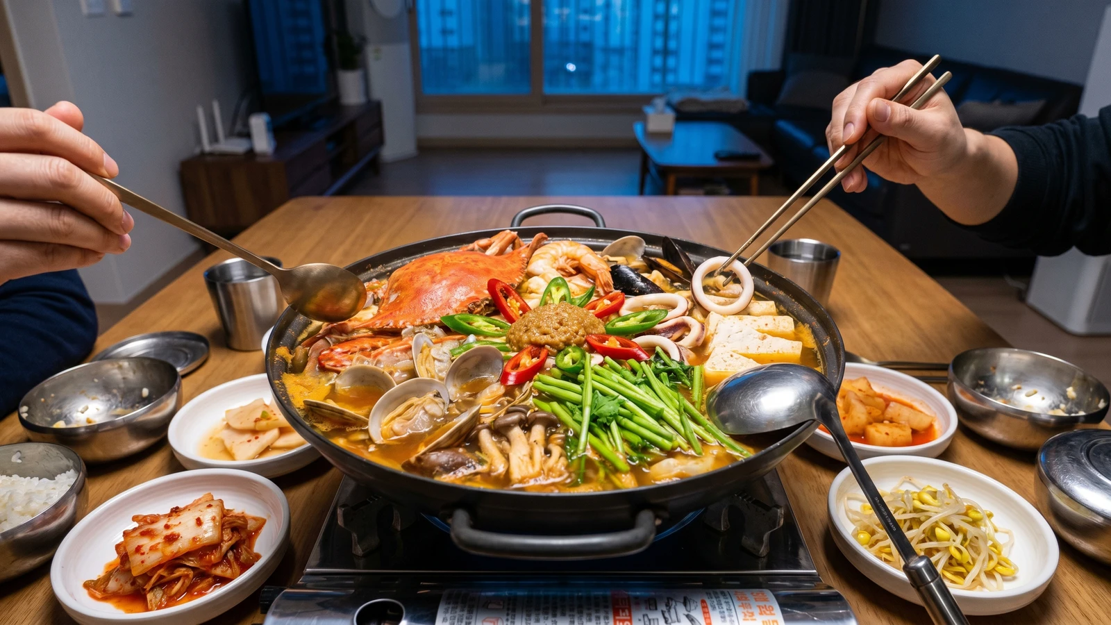 Haemul-jeongol (Seafood Hot Pot)