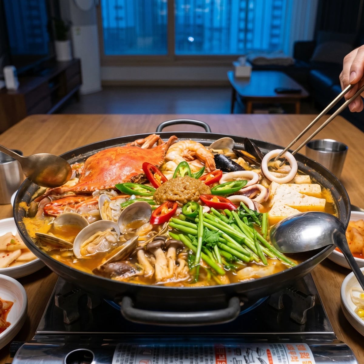 Haemul-jeongol (Seafood Hot Pot)