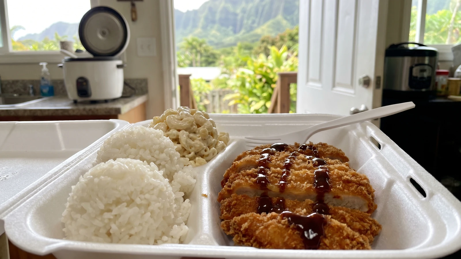 Chicken Katsu Plate Lunch (Hawaiʻi Local Panko-Fried Chicken)