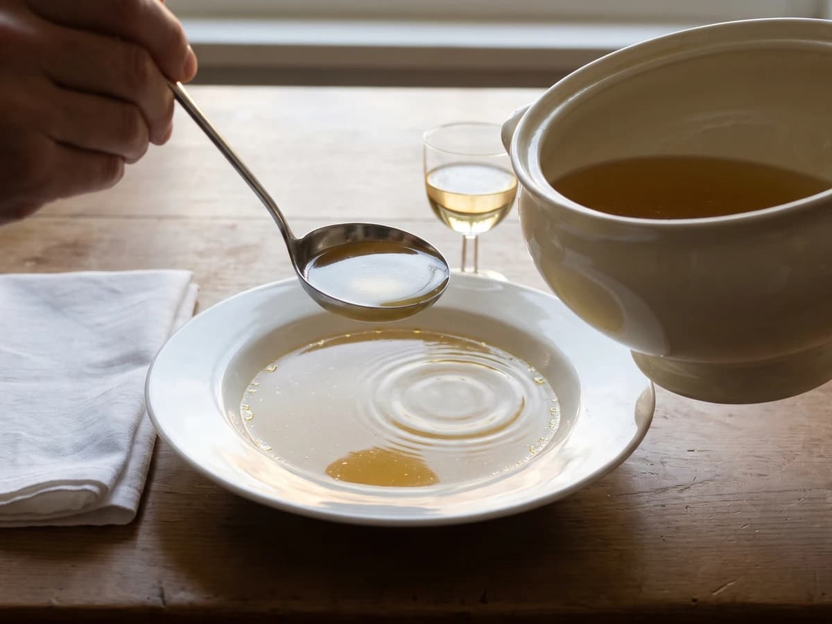 Chicken Consommé - Chef Juliette