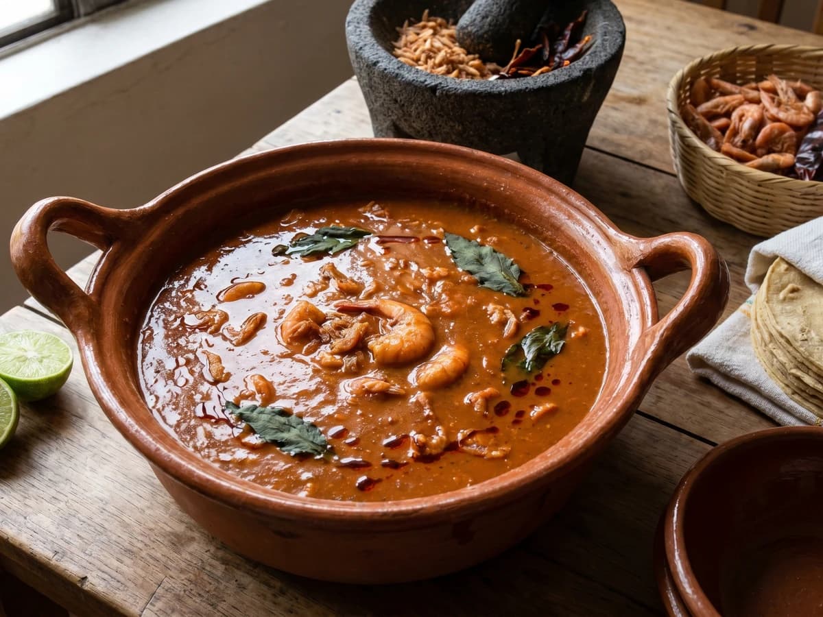 Mexcaltitán Shrimp Chowder (Tlaxtihuille)
